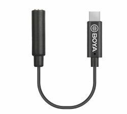 BOYA BY-K4 cavo audio 3.5mm USB tipo-C Nero (BOYA BY-K4 - USB-C til hovedtelefon ja)