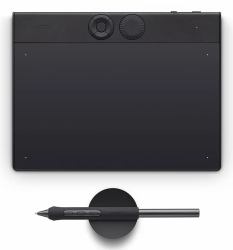 Wacom Intuos Pro Small – 2025 tavoletta grafica Nero 187 x 105 mm USB/Bluetooth (Wacom Intuos Pro pen tablet small PTK470K0B)