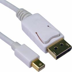 Cablenet 32-2413A cavo DisplayPort 3 m Mini DisplayPort Bianco (CNL 3m DP 1.2 MDP M-M 4K Wh PVC)