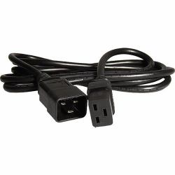 Cablenet 42-0568 cavo di alimentazione Nero 2,5 m Accoppiatore C20 Accoppiatore C19 (CNL 2.5M C20-C19 Bk PVC 1.5MM)
