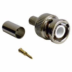 Cablenet BNC1-T59 cavo di collegamento BNC Metallico (100PK BNC Crimp RG59 TURNED)