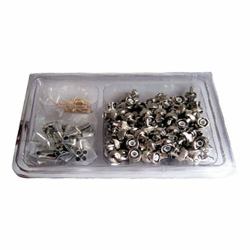 Cablenet BNC2-59D-A cavo di collegamento BNC Metallico (CNL 100PK BNC Crimp RG59 DIECAST)