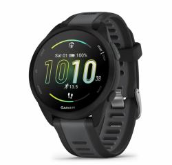 Garmin Forerunner 165 3,05 cm [1.2"] AMOLED 43 mm Digitale 390 x 390 Pixel Touch screen Nero GPS [satellitare] (Garmin Forerunner 165 - sort - sportsu)