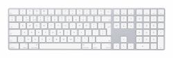 Apple Magic Keyboard w/ Numeric Keypad tastiera Universale Bluetooth QWERTY Inglese UK Argento, B...