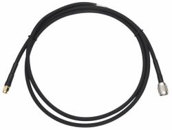Zebra CBLRD-1C4000600R accessorio per antenne Cavo di collegamento dell'antenna Nero 1,52 mm (ANTENNA CABLE 60IN LMR-240 - RP-TNC STR PLUG TO SMA STR PLUG)