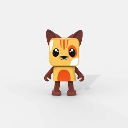 Mobility on Board Dancing Animal Chat Stereo portable speaker Multicolour 3 W (MOB Dancing Animals Chat - hÃ¸jttaler -)
