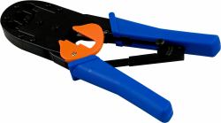 Deltaco VK-16 tester per cavo di rete Tagliacavi manuale Blu (DELTACO ModulvÃ¦rktÃ¸j til 4/6/8-pin med)