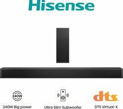 Hisense HS2100 Nero 2.1 canali 240 W (Hisense HS2100 2.1 Soundbar mit Subwoo)