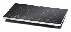 Rommelsbacher CT 3410/IN piano cottura Nero, Bianco Superficie piana Piano cottura a induzione 2 Fornello[i] (Rommelsbacher CT 3410/IN - induktionsv)