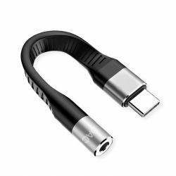ROLINE 12.03.3241 splitter audio Nero (USB-C / 3.5MM ADAPTER.FLEX. - ST/BU.0.1M)