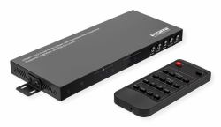 VALUE 14.99.3592 interruttore a matrice Commutatore a matrice AV (HDMI MATRIX 4K30HZ 4 X 2 - QUAD MULTI-VIEWER)