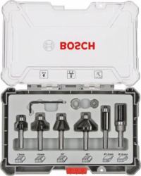 Bosch 2 607 017 469 fresa (Bosch Trim & Edging Set 6-teilig 8mm R)