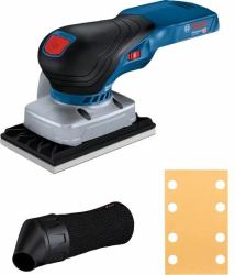 Bosch GSS 18V-13 PROFESSIONAL Levigatrice orbitale casuale 1000 Giri/min 2000 OPM Nero, Blu, Rosso (Bosch Professional GSS 18V-13 Solo Akk)