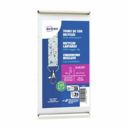 Avery R4828F tracolla Supporto per badge Tessuto Multicolore (Strap Badge Holder Fabric - Multicolour - Warranty: 12M)