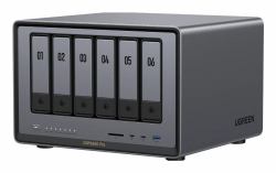 Ugreen NASync DXP6800 Pro NAS Compatta Intel® Core™ i5 i5-1235U 8 GB DDR5 UGOS Pro Nero (UGREEN NASync DXP6800 Pro; 6-Bay Thunderbolt NAS with Inte l 10-Core i5 CPU [Up to 4.40 GHz]; 8GB DDR5; 4...