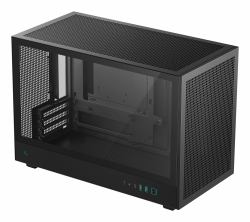 DeepCool CH260 Micro Tower Nero (DeepCool CH260 Micro-ATX Case, High-Airflow Compact PC Case with Tempered Glass Panel, USB-C Port, Supports 360mm Radiator, ATX PSU, Black)