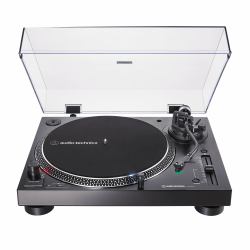 Audio-Technica AT-LP120XBT-USB Giradischi a trasmissione diretta Nero, Trasparente Manuale (Audio Technica Direct Drive Turntable,)