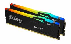 Kingston Technology FURY Beast 64GB 5600MT/s DDR5 CL40 DIMM [Kit da 2 moduli] RGB 