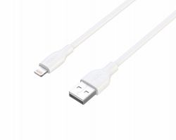 Deltaco IPLH-401-1 cavo Lightning 1 m Bianco (USB-A - Lightning cable, C189, 1m, whi)