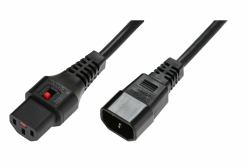 5M C14-C13 Lck Bk PVC 1.0MM