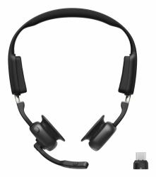 SHOKZ Openmeet Auricolare Wireless A clip Ufficio USB tipo-C Bluetooth Nero 