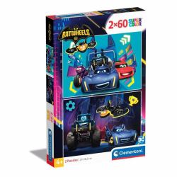 Clementoni Supercolor Batwheels Puzzle 60 pz Fumetti (Batwheels)