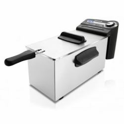 Taurus 973947000 friggitrice Singolo 4 L Nero, Acciaio inox (TAURUS Deep Fryer 4L Pro 4)