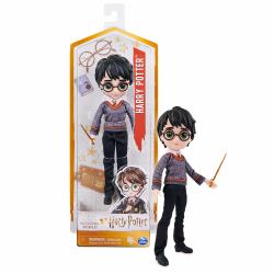 Wizarding World | Bambola articolata Harry Potter 20cm | Bacchetta e divisa di Hogwarts inclusa | Collezione Harry Potter | Per bambini dai 5 anni in su (Spin Master WW Harry Potter 20cm - 606)