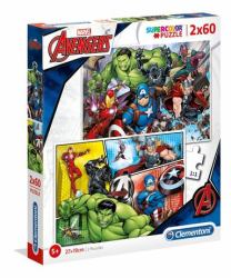 Clementoni 21605 puzzle 60 pz Fumetti (Clementoni Puzzle The Avengers 2x60st.)
