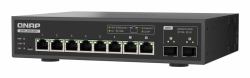 QNAP QSW-L3208-2C6T switch di rete Gestito L2 10G Ethernet [100/1000/10000] Desktop Nero 