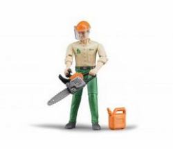 BRUDER 60030 action figure giocattolo (Bruder bworld Forestry worker with acc)