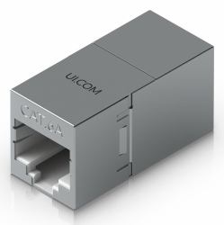 Compact, inline RJ45 coupler - with shielding for ethernet - cable extension. - Warranty: 24M