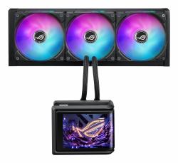 ASUS ROG Ryuo IV SLC 360 ARGB Processor All-in-one liquid cooler 12 cm Black (ASUS ROG RYUO IV SLC 360 COOLER)