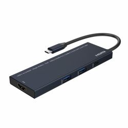 Microconnect USB3.1CCOM18 replicatore di porte e docking station per laptop Cablato Nero 