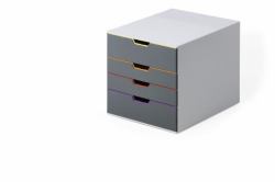 Durable VARICOLOR Grigio Plastica (Durable VARICOLOR 4 Drawer Unit)