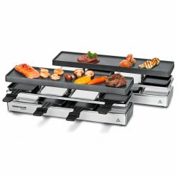 Rommelsbacher RC 1600 griglia per raclette 8 persona[e] 795 W Nero, Argento (Rommelsbacher RC 1600 raclette grill 8)