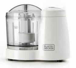 Black & Decker BXCH120E 0,35 L 120 W Trasparente, Bianco (BLACK+DECKER Food Chopper 120W)