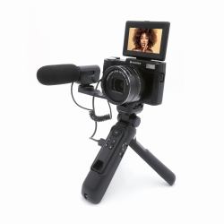 AgfaPhoto Realishot VLG-4K 24 MP CMOS Nero (AGFAPHOTO Vlogging Camera Realishot 5x)