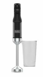 Black & Decker BXHB1501E Frullatore ad immersione 1500 W Nero, Acciaio inox (BLACK+DECKER Hand Blender 1500W Black)