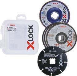 Bosch 2 608 619 374 accessorio per smerigliatrice Disco per tagliare (Bosch X-LOCK skÃ¦re- og kvÃ¦rneskivesÃ¦t)
