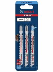 Bosch 2 608 900 541 lama per sega a gattuccio, sega a traforo e sega universale Lama per seghetto alternativo Carburo 3 pz (Bosch Expert Hardwood fast T 144 DHM -)
