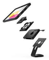 Compulocks 111BVHBMM01H01 carrello e supporto multimediale Nero Tablet (Universal Tablet Magnetic - Core Counter Stand or Wall - Mount Plus Hub Black - Warranty: 24M)