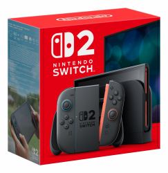 Nintendo Switch 2 console da gioco portatile 20,1 cm [7.9"] 256 GB Touch screen Wi-Fi Nero (Switch 2 Portable Game - Console 20.1 Cm [7.9"] 256 Gb - Touchscreen Wi-Fi Black - Warranty: 12M)