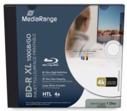 MediaRange MR520 blank Blu-Ray disc BD-R 100 GB 1 pc[s] (MediaRange BD-R XL 100GB 4x bedruckbar)