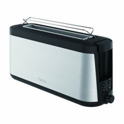 Tefal Element, Tostapane A Lunga Fessura, Con Scaldapanini Integrato, Design In Acciaio Inossidabile (Tefal TL4308 brÃ¸drister 7 2 skive[r] 1)