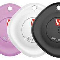 Verbatim 32132 localizzatore e cercatore GPS Universale Rilevatore GPS Nero, Viola, Bianco (Verbatim [32132] MYF-03 My Finder Bluetooth Item Finder 3 Pack Black /White / Purple)