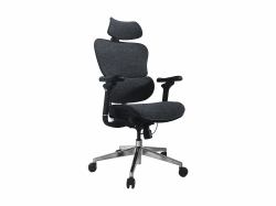 Equip 651052 sedia da ufficio e computer Seduta imbottita Schienale imbottito (Ergonomic Premium Office - Chair With Headrest And - Armrests, Blue Black - Warranty: 12M)