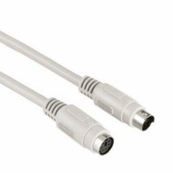 Hama Ext. Cable PS/2 Mouse, 2m cavo PS/2 Grigio (Extendor Cablel PS/2 2m)