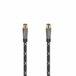 Hama 00205072 cavo coassiale 5 m Nero, Grigio (Hama 00205072 koaxial kabel 5 m Koaksi)
