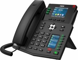 Fanvil X4U V2 telefono IP Nero 12 linee LCD Wi-Fi (X4U Ip Phone Black 12 Lines - Lcd Wi-Fi - Warranty: 12M)
